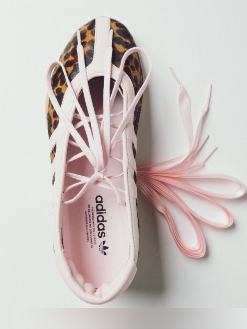 NWT Adidas Taekwondo Mei Ballet Leopard Clear Pink Sneakers Women’s 9 KI0159